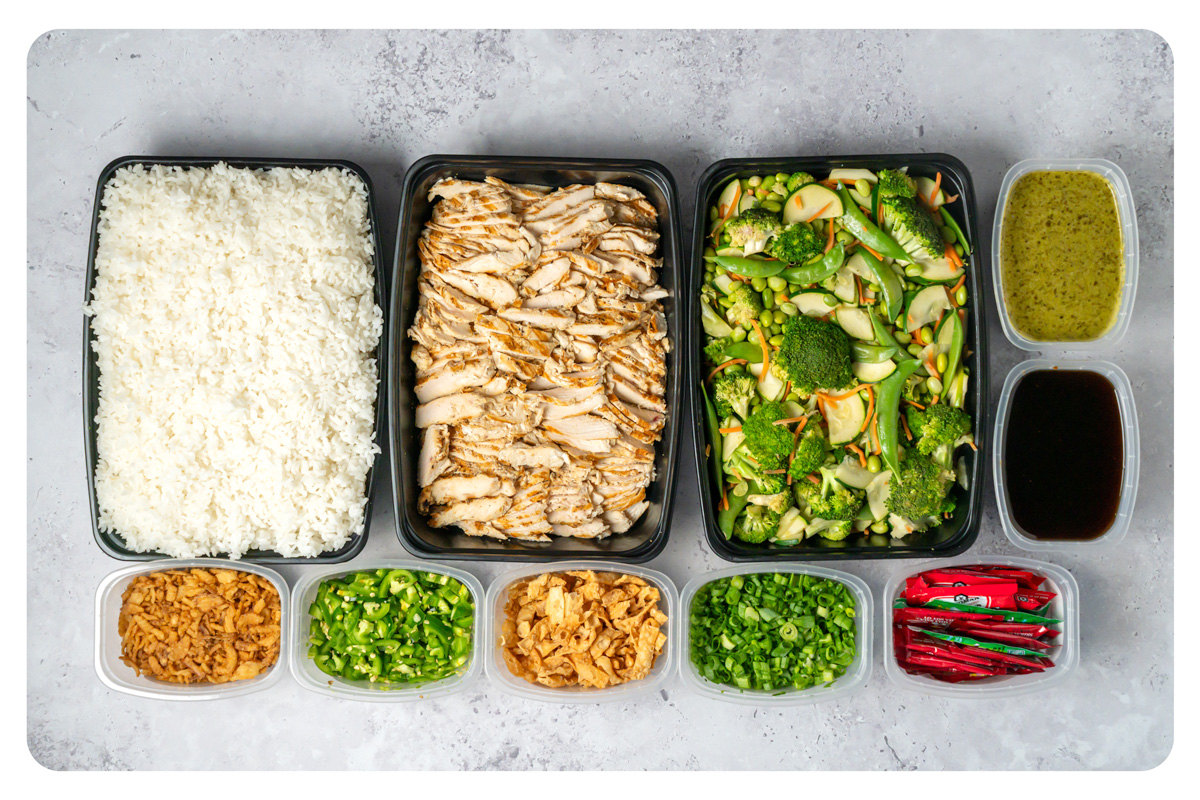 Build-Your-Own White Chicken Bowl Bar