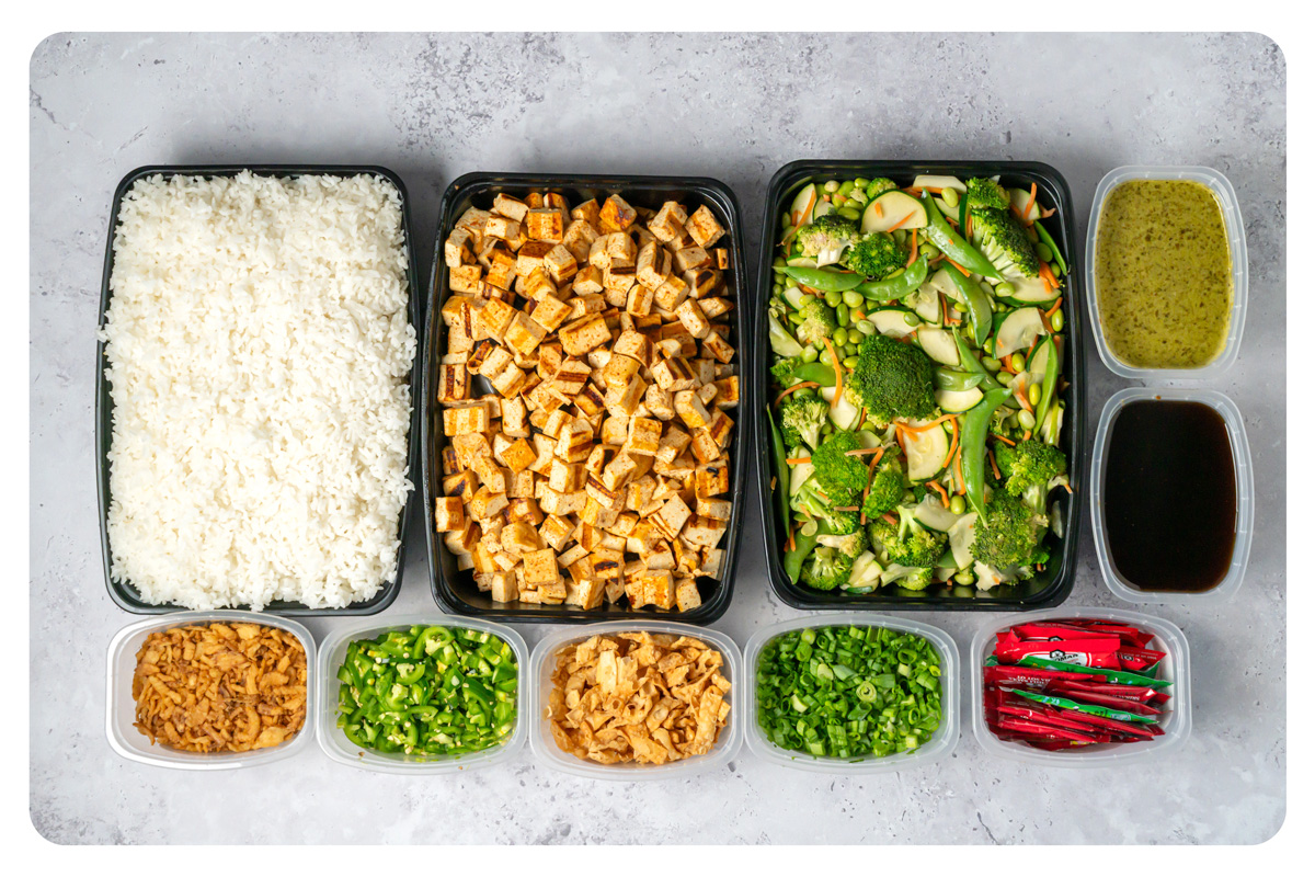 Build-Your-Own Tofu Bowl Bar