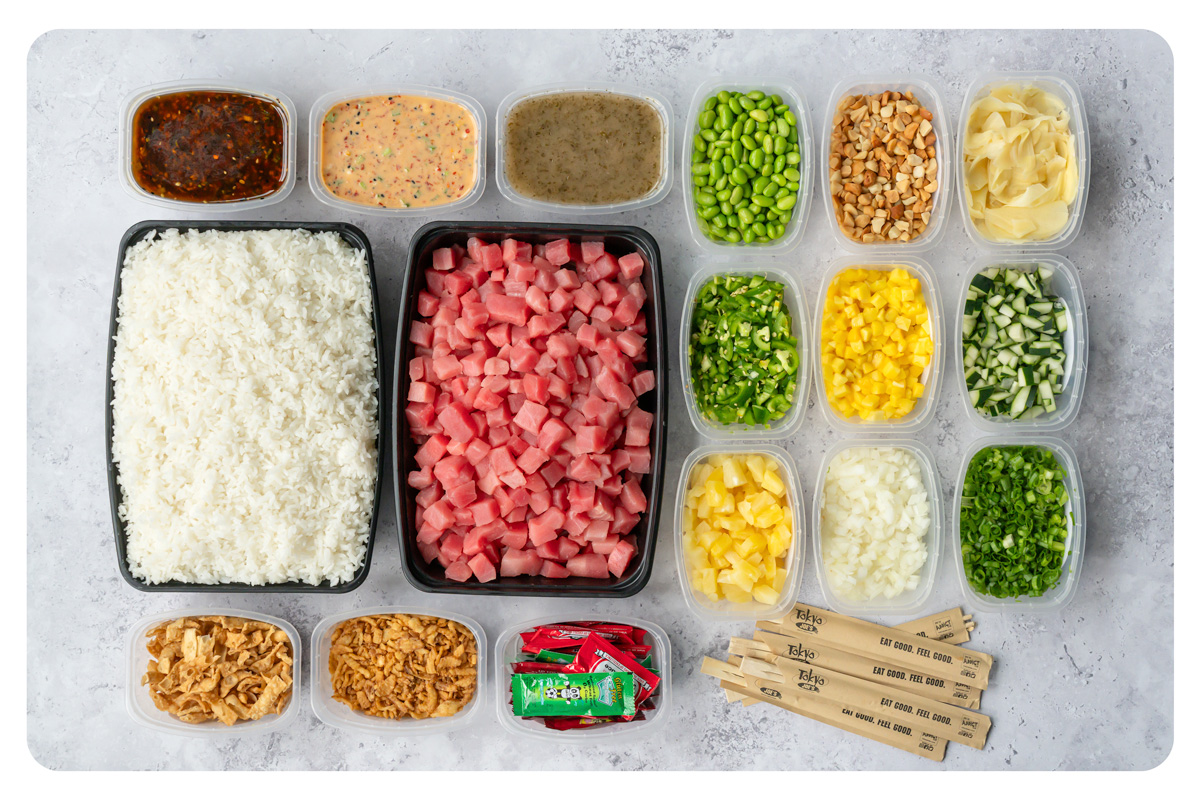 Build-Your-Own Ahi Tuna Poke Bowl Bar*